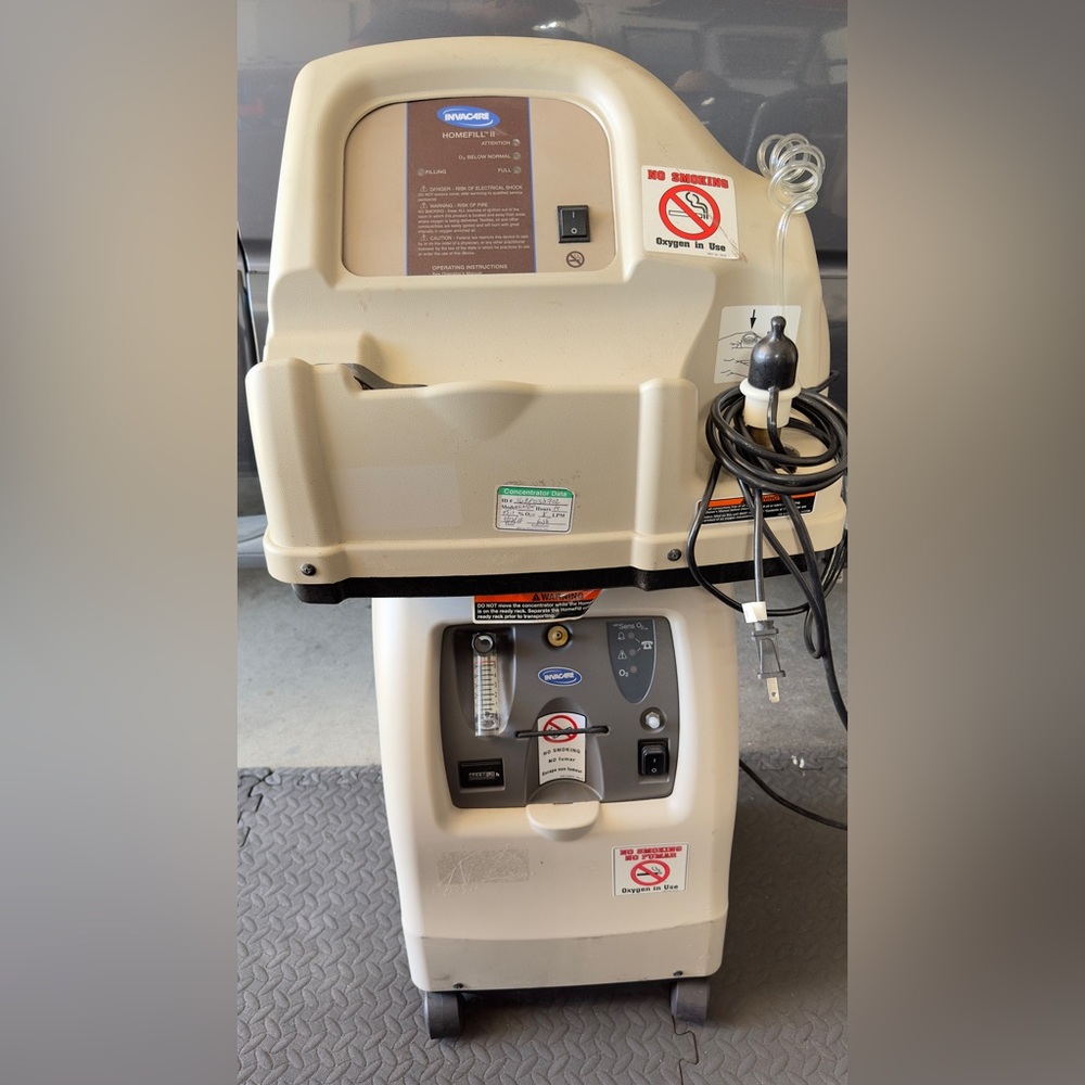 Invacare Homefill II Refill Home Oxygen System & Concentrator